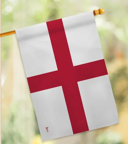 Vista 10 de Banderas de la Copa del Mundo de la FIFA para decoración de pared de Inglaterra, patio, porche, césped, jardín, decoración al aire libre, tapiz