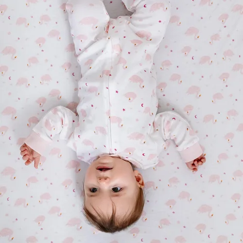 Vista 3 de Burt's Bees Baby - Pijama de una pieza (enterizo) de bebé de 100% algodón orgánico con cremallera frontal, para dormir