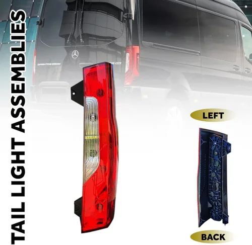Vista 7 de Se adapta a la luz trasera Mercedes Sprinter W907 910 con bombillas del lado derecho 2019 a 2021