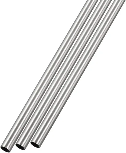 Vista 41 de METALLIXITY Tubo de acero inoxidable 304 (0.079 in de diámetro x 0.006 in de pared T x 9.843 in de largo), 3 piezas, tubo recto - para muebles