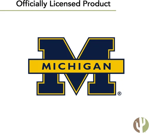 Vista 6 de Desert Cactus Bandera de la Universidad de Michigan Wolverines UM U of M Banners 100% poliéster para interiores y exteriores, banderas de 3 x 5 pies