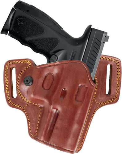 Vista 5 de Taurus TS9 0.354 in Combat Master Owb Funda de pistola de cuero para hombres y mujeres