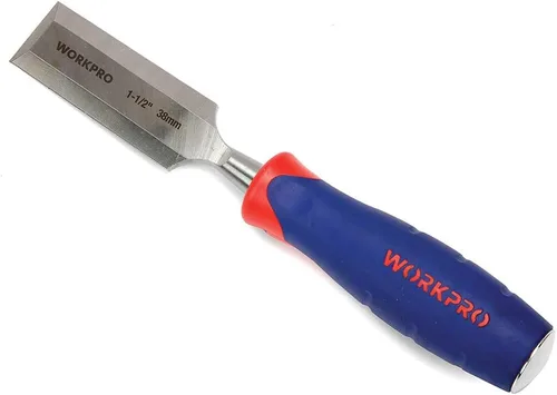 Vista 9 de WORKPRO W043007 Cincel para madera, hoja ancha de 1 pulgada, construcción de acero al cromo-vanadio (paquete individual)