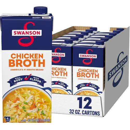 Vista 12 de SWANSON S Caldo de pollo 100% natural, cartón de 32 onzas