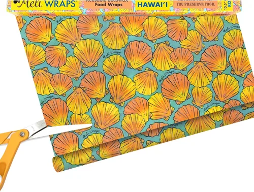 Vista 12 de Meli Wraps - Rollo de cera de abeja reutilizable, envolturas de cera de abejas sin residuos para cubrir alimentos, rollo de cocina