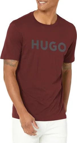 Vista 70 de Hugo Men's Print Logo Short Sleeve T-Shirt Blanco