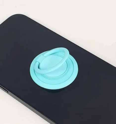Vista 7 de Funda para TCL ION V con protector de pantalla, TPU sólido delgado y flexible con soporte de anillo giratorio de 360 grados, función atril, funda