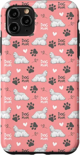 Vista 4 de iPhone 12 mini Cocker Spaniel Mamá Rosa Mujeres Estuche de Regalo