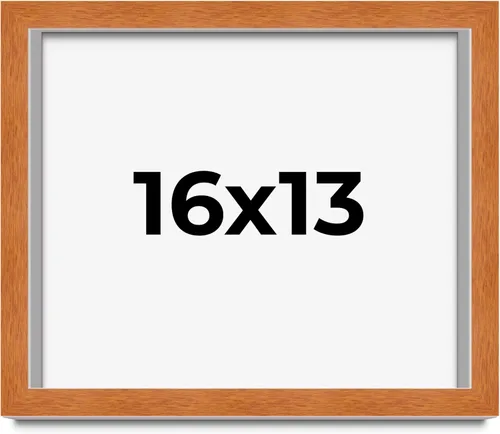 Vista 85 de Marco de 3 x 3 pulgadas de madera maciza de nuez y miel marrón con plexiglás acrílico UV, respaldo de tablero de espuma y accesorios para colgar
