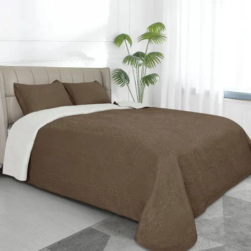 Vista 21 de Easy-Going - Juego de colcha reversible tamaño individual con 1 colcha y 1 funda de almohada, colcha de cama suave, colcha de microfibra ligera