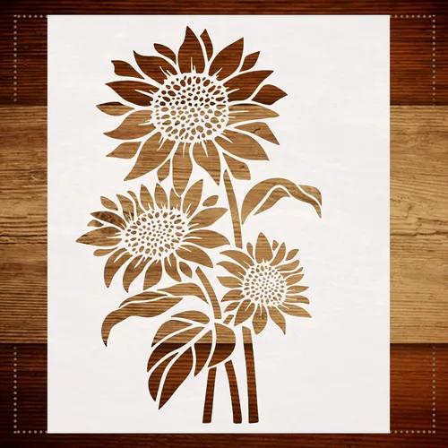 Vista 7 de Plantilla de corazón para pintar, plantilla de pintura decorativa para paredes, muebles, manualidades y madera, patrón de corazón reutilizable