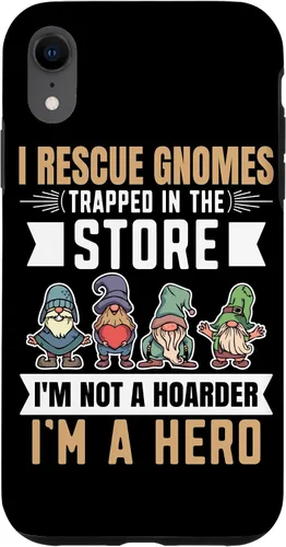 Vista 25 de Garden Lover I Rescue Gnomes Not A Hoarder A Hero Gardener Case for iPhone 17