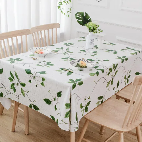 Vista 15 de TruDelve Mantel de Vinilo Resistente Mantel de Mesa de Plástico para Mesas Cuadradas Impermeable Hule Manteles para Mesa Cubierta de Mesa