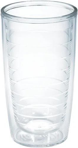 Vista 33 de Tervis Vaso aislado de mesa transparente y colorido fabricado en Estados Unidos con doble pared, taza de viaje que mantiene las bebidas frías