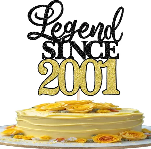 Vista 28 de Rsstarxi 1 paquete de decoración de pastel con purpurina de leyenda desde 2012 para decoración de tarta de cumpleaños 13 años para decoración