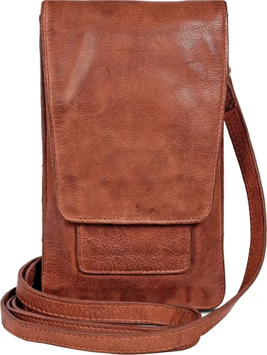 Vista 6 de Bolsos cruzados pequeños de cuero real para teléfono celular para mujer, bolso bandolera con soporte para tarjeta de crédito, bolso de hombro