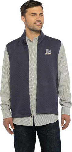 Vista 87 de Vantage Apparel Chaleco Acolchado con Cremallera Completa Universitario para Hombre