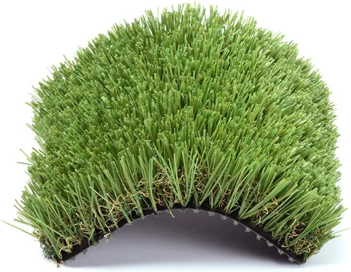 Vista 3 de ¡Nuevo rollo de césped artificial de 15 pies de césped sintético Fescue para mascotas en oferta! ¡Muchos tamaños! (2 muestras de césped de 12" x 12")