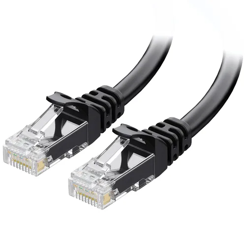 Vista 20 de Cable Matters - Cable Ethernet Cat 6 sin enganches de 10 Gbps, cable corto Cat 6, cable Cat6, cable Ethernet, negro