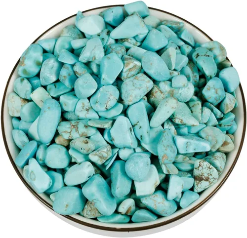 Vista 6 de Nupuyai Chips de peridoto irregular de 1 libra para decoración del hogar y fabricación de joyas