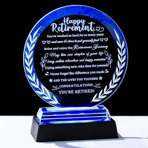 Vista 8 de YWHL Regalos de jubilación para mujeres/hombres, los mejores regalos de jubilación para profesores, compañeros de trabajo, jefe, enfermera, recuerdo