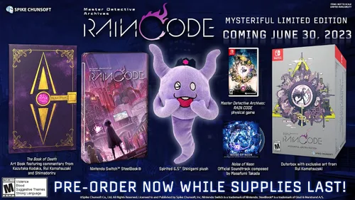 Vista 2 de Master Detective Archives RAIN CODE - Mysteriful Limited Edition Nintendo Switch