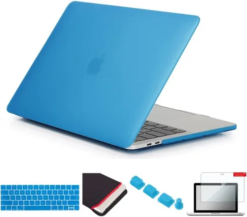 Vista 2 de Se7enline Compatible con MacBook Pro Touch Bar Case 2016/2017/2018/2019, funda rígida mate para Mac Pro de 13 pulgadas, A1706/A1989/A2159, funda