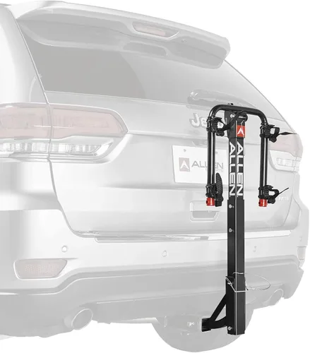 Vista 6 de Allen Sports Deluxe 522RR Soporte de enganche para 2 bicicletas, plata/negro