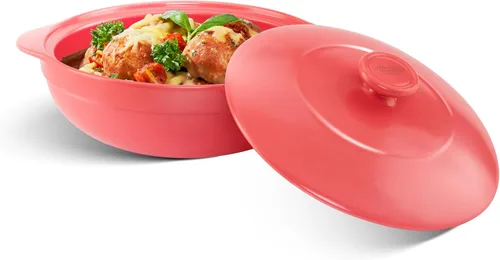 Vista 12 de MINH LONG - Horno holandés de porcelana de 1 cuarto de galón con tapa, sin plomo ni cadmio, apto para horno hasta 482 °F, retención de calor, olla