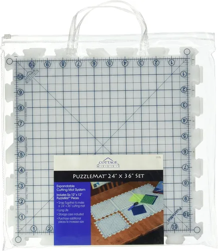 Vista 2 de Cottage Mills PuzzleMat Set, 24 pulgadas por 36 pulgadas con estuche de almacenamiento