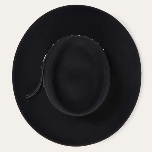 Vista 5 de Stetson Black Hawk - Sombrero de vaquero de lana aplastable para exteriores