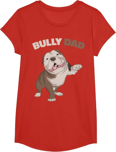 Vista 10 de American Bully Dad Dog Owner Father Funny Men T-Shirt Asphalt Grey