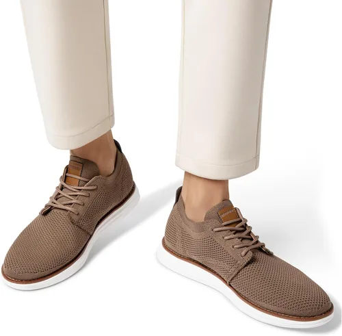 Vista 8 de Bruno Marc Zapatillas de malla para hombre Oxfords ligeras