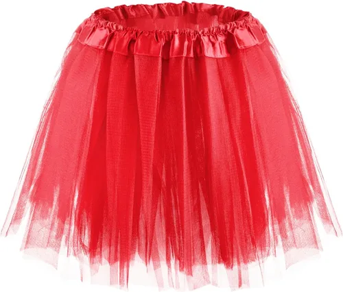 Vista 15 de Falda tutú para niña, falda de baile de ballet, falda de disfraz de hadas para fiesta