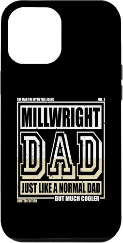 Vista 6 de Funda para iPhone 13 Like A Normal Dad Father Millwright