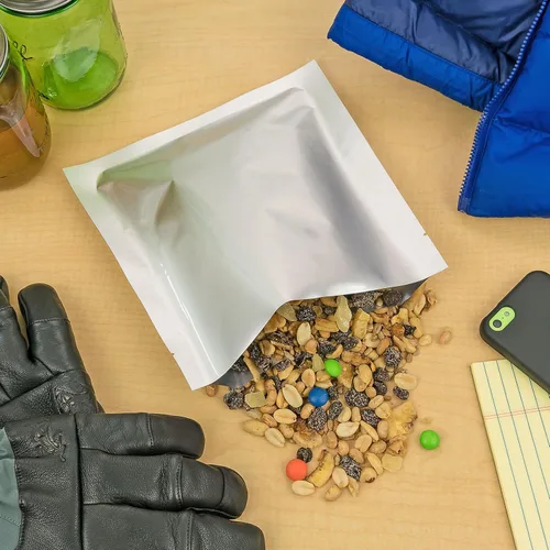 Vista 4 de Dry-Packs Bolsas de Mylar de 8 x 8 pulgadas para deshidratar, secar