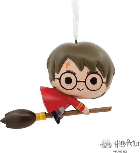 Vista 4 de Hallmark Harry Potter Quidditch Adorno de Navidad, multicolor, 0002HCM9463