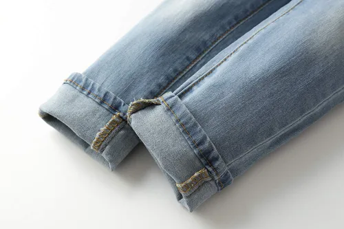 Vista 5 de KIDSCOOL SPACE Bebé Niño 2 Botones Correas Ajustables Moda Jean General