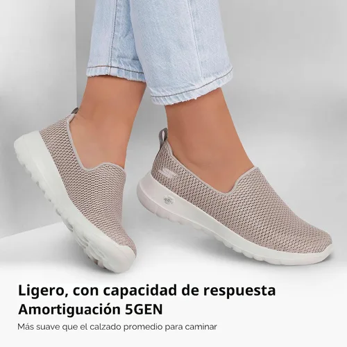 Vista 6 de Skechers Women's Go Walk Joy Sneaker Topo