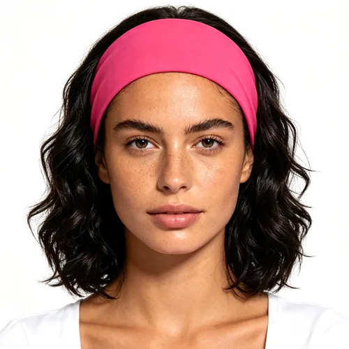 Vista 3 de yfstyle Diadema rosa neón de los años 80 y 90, accesorios para el cabello de los años 80 y 90, accesorios para el cabello para fiesta brillante