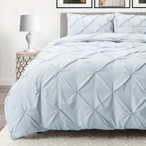 Vista 10 de Nestl Bedding - Juego de 3 piezas de edredón de microfibra con fundas de almohada