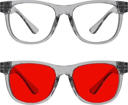 Vista 298 de Eyekepper Gafas de luz azul para hombre y mujer, paquete de 6 lentes Pilot Paquete de 6 color mezclado
