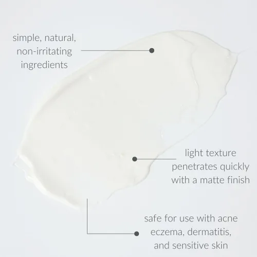 Vista 4 de Osmia Cuidado de la piel - Crema facial natural puramente simple para pieles sensibles y reactivas Albaricoque, Kukui, rosa, aceites de manzanilla