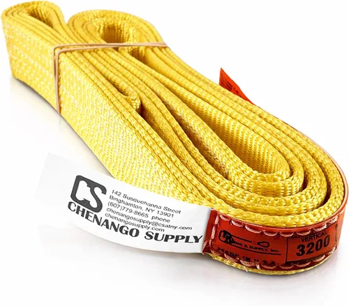 Vista 18 de DD Sling. Correa de 2 capas para levantamiento, de red de nylon, de doble ojal. Muy resistente (900 tejidos).Capacidad de carga vertical