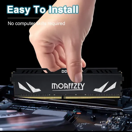 Vista 8 de DDR4 RAM 32GB 3200MHz Módulo de memoria de escritorio PC4-25600 UDIMM sin ECC sin búfer 1.35V 288 pines CL16 para computadora de escritorio