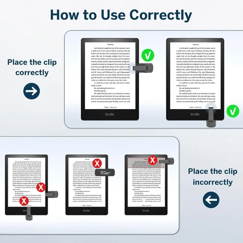 Vista 8 de DATAFY [Compatible con Fundas] Anillo Girador de Página con Control Remoto para Kindle Paperwhite Oasis Scribe Kobo eReaders, Controles Remotos