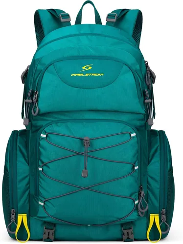 Vista 9 de Maelstrom Senderismo, Negro, Grande Rain Cover,Hydration-Ready, Tripod Straps, Load Compression, Survival Whistle, Perfect For Men