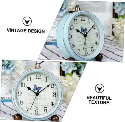 Vista 7 de Homoyoyo 1 reloj despertador mediterráneo, decoración de viaje, decoración de casa, decoración de mesa de comedor, reloj náutico de escritorio