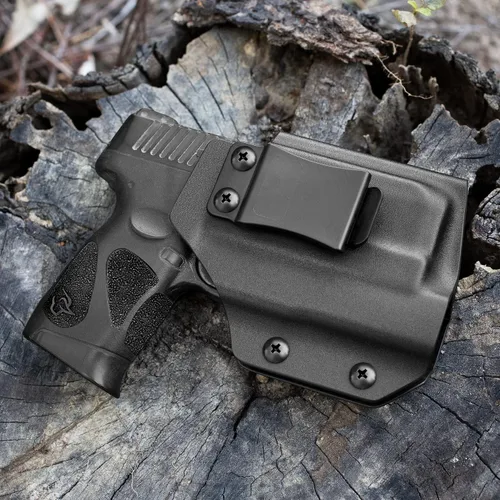Vista 4 de Funda Kydex IWB para Taurus G3C / G2C/ PT111 G2/ PT140/G3C Toro con Olight PL Mini 2 Valkyrie montado en luz Corte óptico Mano derecha Se