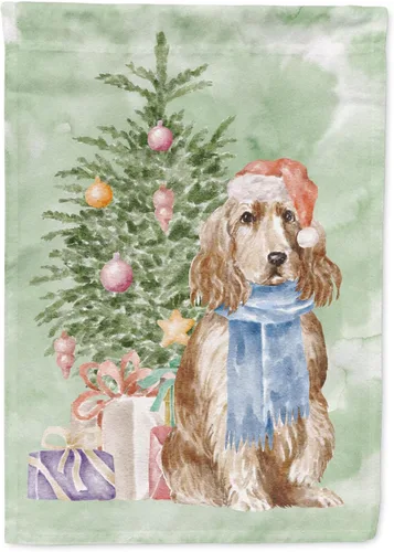 Vista 37 de Caroline's Treasures CK8213GF Bulldog Inglés #2 Regalos de Navidad y árbol de jardín Bandera de buzón Bandera decorativa para patio exterior, patio